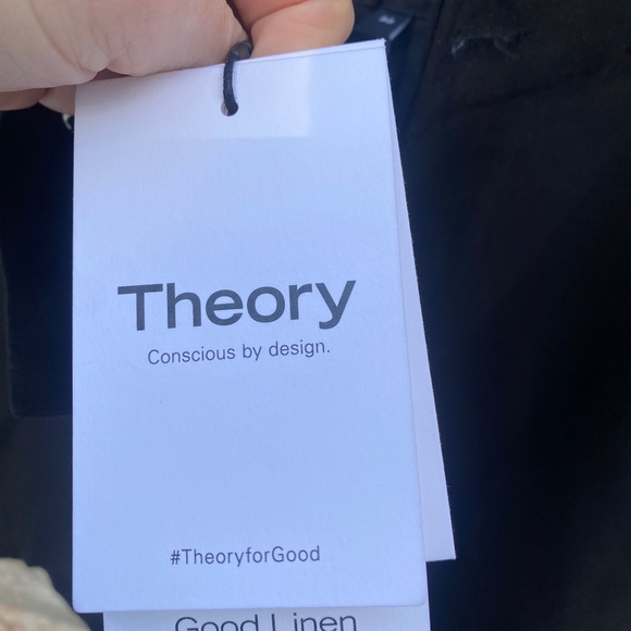 Theory Men's Curtis Linen Shorts Sz 33 - Picture 4 of 6